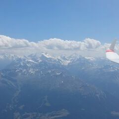 Flugwegposition um 13:14:57: Aufgenommen in der Nähe von Raron, Schweiz in 3757 Meter
